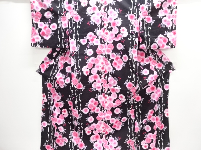 JAPANESE KIMONO / YUKATA / COTTON / SAKURA